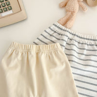 Load image into Gallery viewer, 2 Pieces Set Baby Unisex Striped Animals Cartoon Hoodies Sweatshirts And Pants Wholesale 230216193
