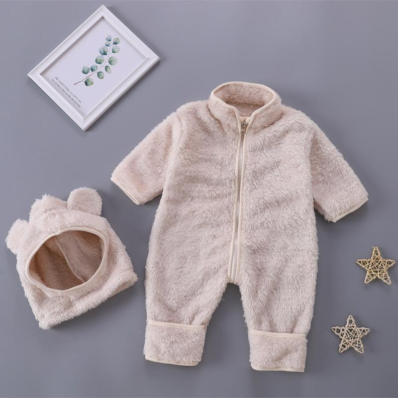 Baby Unisex Solid Color Jumpsuits Wholesale 23021620