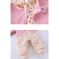 Load image into Gallery viewer, Baby Girls Flower Print Jumpsuits Wholesale 23021621
