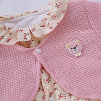 Load image into Gallery viewer, Baby Girls Flower Print Jumpsuits Wholesale 23021621
