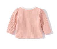 Load image into Gallery viewer, Baby Girls Solid Color Cardigan And Rompers Wholesale 230216212
