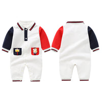 Load image into Gallery viewer, Baby Boys Color-blocking Dinosaur Jumpsuits Wholesale 23021625
