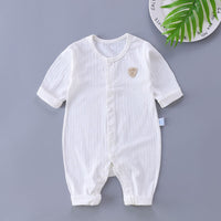 Load image into Gallery viewer, Baby Unisex Striped Cartoon Print Jumpsuits Wholesale 23021632
