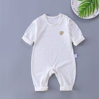 Load image into Gallery viewer, Baby Unisex Striped Cartoon Print Jumpsuits Wholesale 23021632
