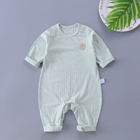 Load image into Gallery viewer, Baby Unisex Striped Cartoon Print Jumpsuits Wholesale 23021632
