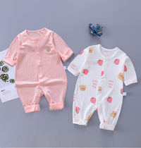 Load image into Gallery viewer, Baby Unisex Striped Cartoon Print Jumpsuits Wholesale 23021632
