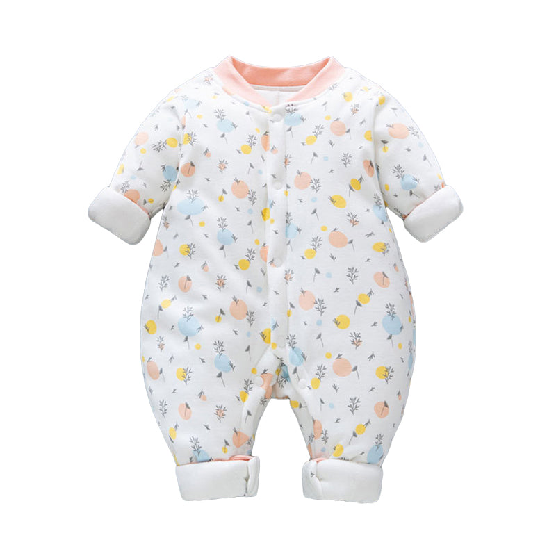 Baby Unisex Print Jumpsuits Wholesale 23021633