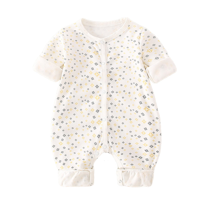 Baby Girls Star Print Jumpsuits Wholesale 23021637