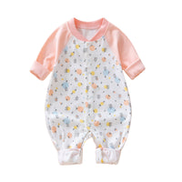 Load image into Gallery viewer, Baby Girls Color-blocking Print Jumpsuits Wholesale 23021639

