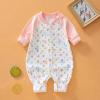 Load image into Gallery viewer, Baby Girls Color-blocking Print Jumpsuits Wholesale 23021639
