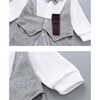 Load image into Gallery viewer, Baby Boys Color-blocking Bow Jumpsuits Wholesale 23021640
