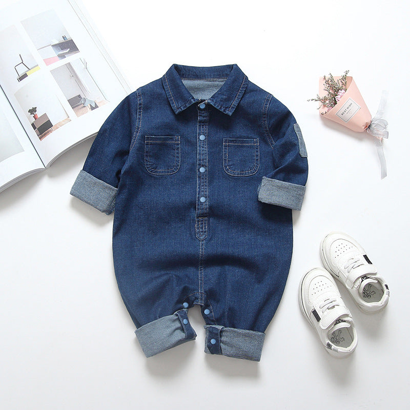 Baby Unisex Solid Color Jumpsuits Wholesale 23021641