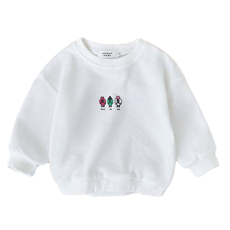 Baby Kid Unisex Cartoon Print Hoodies Sweatshirts Wholesale 23021646