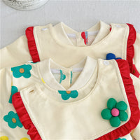 Load image into Gallery viewer, Baby Girls Flower Print Jumpsuits Wholesale 23021665
