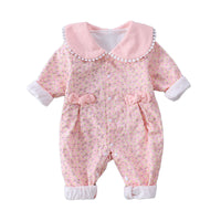 Load image into Gallery viewer, Baby Girls Flower Print Jumpsuits Wholesale 23021673
