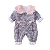 Load image into Gallery viewer, Baby Girls Flower Print Jumpsuits Wholesale 23021673
