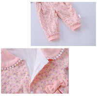 Load image into Gallery viewer, Baby Girls Flower Print Jumpsuits Wholesale 23021673
