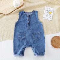 Load image into Gallery viewer, Baby Unisex Solid Color Letters Jumpsuits Wholesale 23021675
