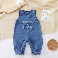 Load image into Gallery viewer, Baby Unisex Solid Color Letters Jumpsuits Wholesale 23021675
