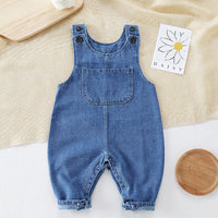 Load image into Gallery viewer, Baby Unisex Solid Color Letters Jumpsuits Wholesale 23021675
