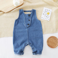 Load image into Gallery viewer, Baby Unisex Solid Color Letters Jumpsuits Wholesale 23021675
