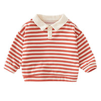 Load image into Gallery viewer, Baby Kid Girls Striped Hoodies Sweatshirts Wholesale 23021676
