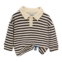 Load image into Gallery viewer, Baby Kid Girls Striped Hoodies Sweatshirts Wholesale 23021676
