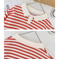 Load image into Gallery viewer, Baby Kid Girls Striped Hoodies Sweatshirts Wholesale 23021676
