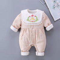 Load image into Gallery viewer, Baby Girls Embroidered Jumpsuits Wholesale 23021679
