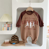 Load image into Gallery viewer, Baby Unisex Letters Cartoon Print Jumpsuits And Hats Wholesale 23021683
