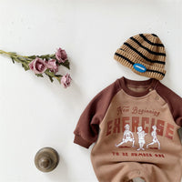 Load image into Gallery viewer, Baby Unisex Letters Cartoon Print Jumpsuits And Hats Wholesale 23021683
