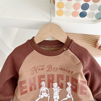 Load image into Gallery viewer, Baby Unisex Letters Cartoon Print Jumpsuits And Hats Wholesale 23021683
