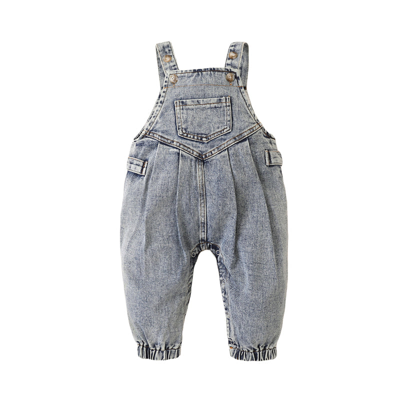 Baby Kid Boys Solid Color Jumpsuits Wholesale 23021689