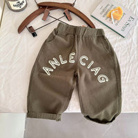 Load image into Gallery viewer, Baby Kid Unisex Letters Pants Wholesale 230217110
