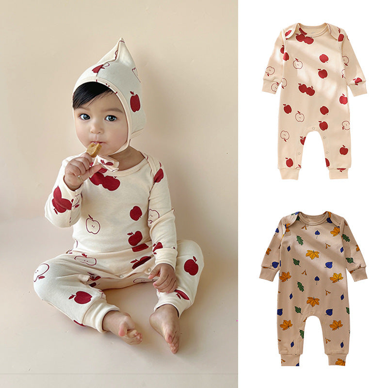 Baby Unisex Fruit Print Jumpsuits Wholesale 230217117