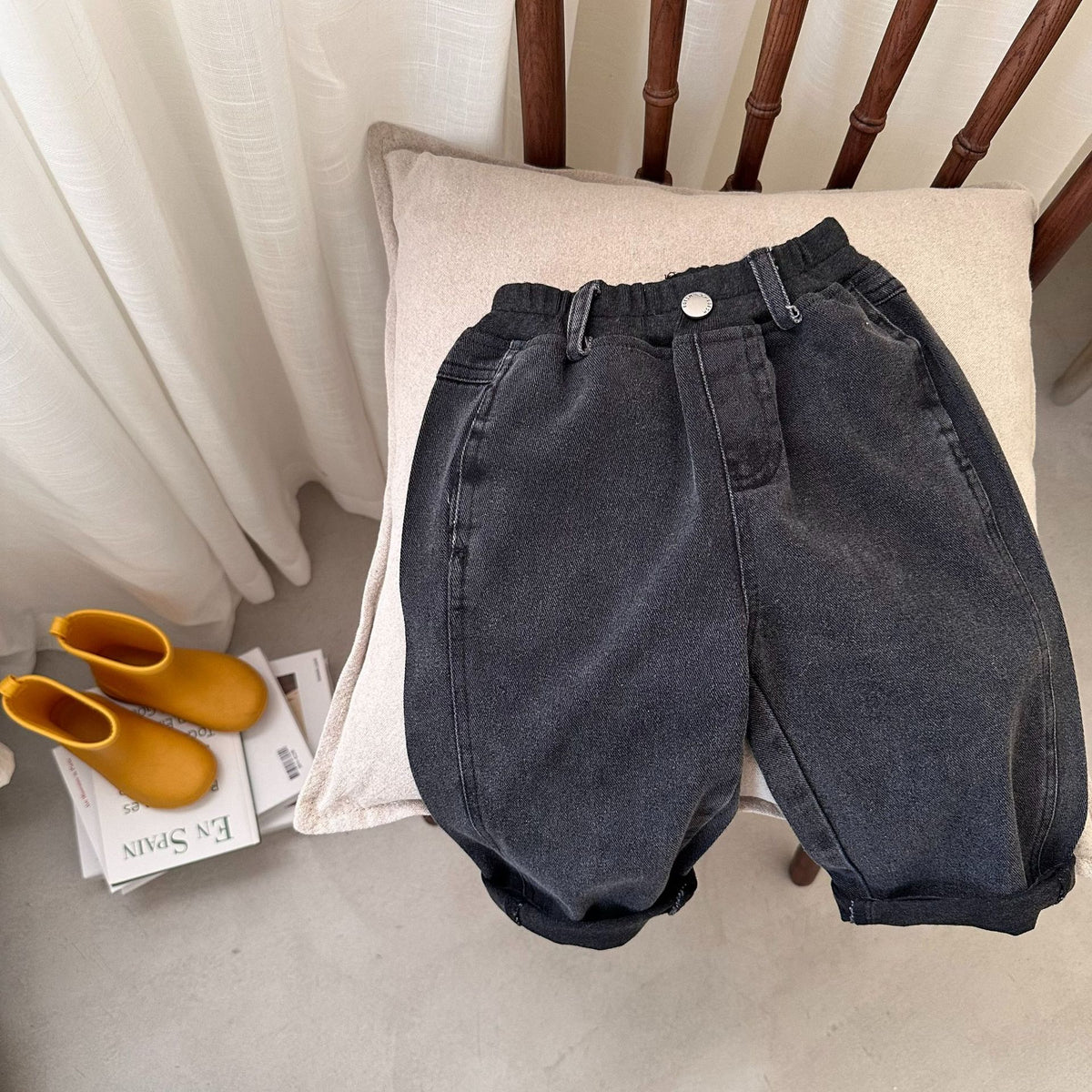Baby Kid Boys Solid Color Pants Jeans Wholesale 230217131