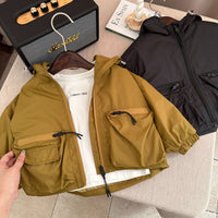 Load image into Gallery viewer, Baby Kid Unisex Solid Color Jackets Outwears Wholesale 230217147
