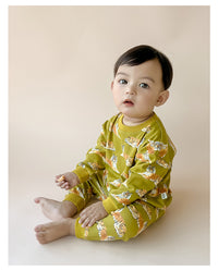 Load image into Gallery viewer, 2 Pieces Set Baby Unisex Animals Print Hoodies Sweatshirts And Pants Wholesale 230217153
