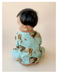 Load image into Gallery viewer, 2 Pieces Set Baby Unisex Animals Print Hoodies Sweatshirts And Pants Wholesale 230217153
