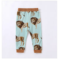 Load image into Gallery viewer, 2 Pieces Set Baby Unisex Animals Print Hoodies Sweatshirts And Pants Wholesale 230217153
