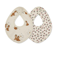 Load image into Gallery viewer, Unisex Flower Cartoon Print Baby Bibs Wholesale 230217163
