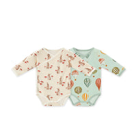 Load image into Gallery viewer, Baby Unisex Animals Cartoon Print Rompers Wholesale 230217223
