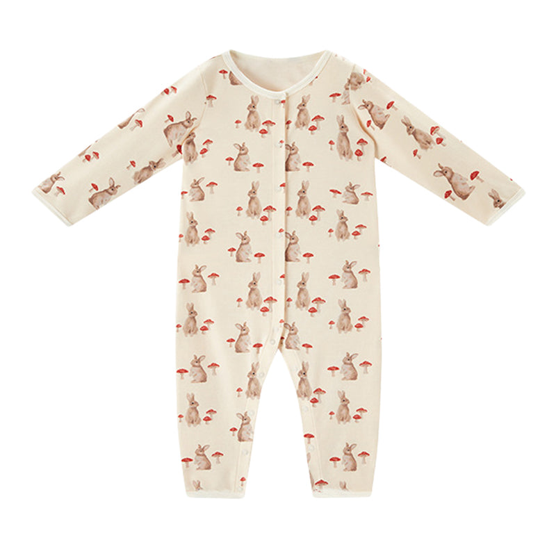 Baby Unisex Cartoon Print Jumpsuits Wholesale 230217235