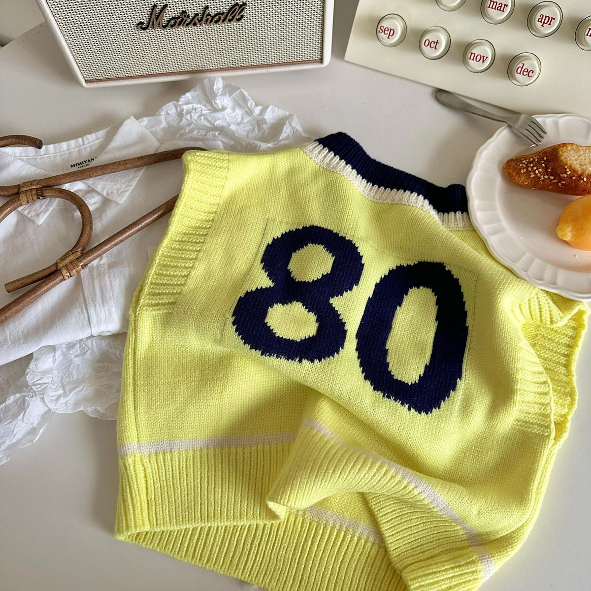 Baby Kid Unisex Letters Crochet Vests Waistcoats Wholesale 23021751