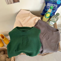 Load image into Gallery viewer, Baby Kid Unisex Solid Color Vests Waistcoats Knitwear Wholesale 23021793
