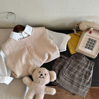 Load image into Gallery viewer, Baby Kid Unisex Solid Color Vests Waistcoats Knitwear Wholesale 23021793
