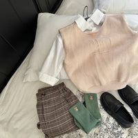 Load image into Gallery viewer, Baby Kid Unisex Solid Color Vests Waistcoats Knitwear Wholesale 23021793
