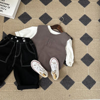 Load image into Gallery viewer, Baby Kid Unisex Solid Color Vests Waistcoats Knitwear Wholesale 23021793
