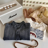 Load image into Gallery viewer, Baby Kid Girls Striped Jackets Outwears Wholesale 23021794
