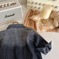 Load image into Gallery viewer, Baby Kid Girls Striped Jackets Outwears Wholesale 23021794
